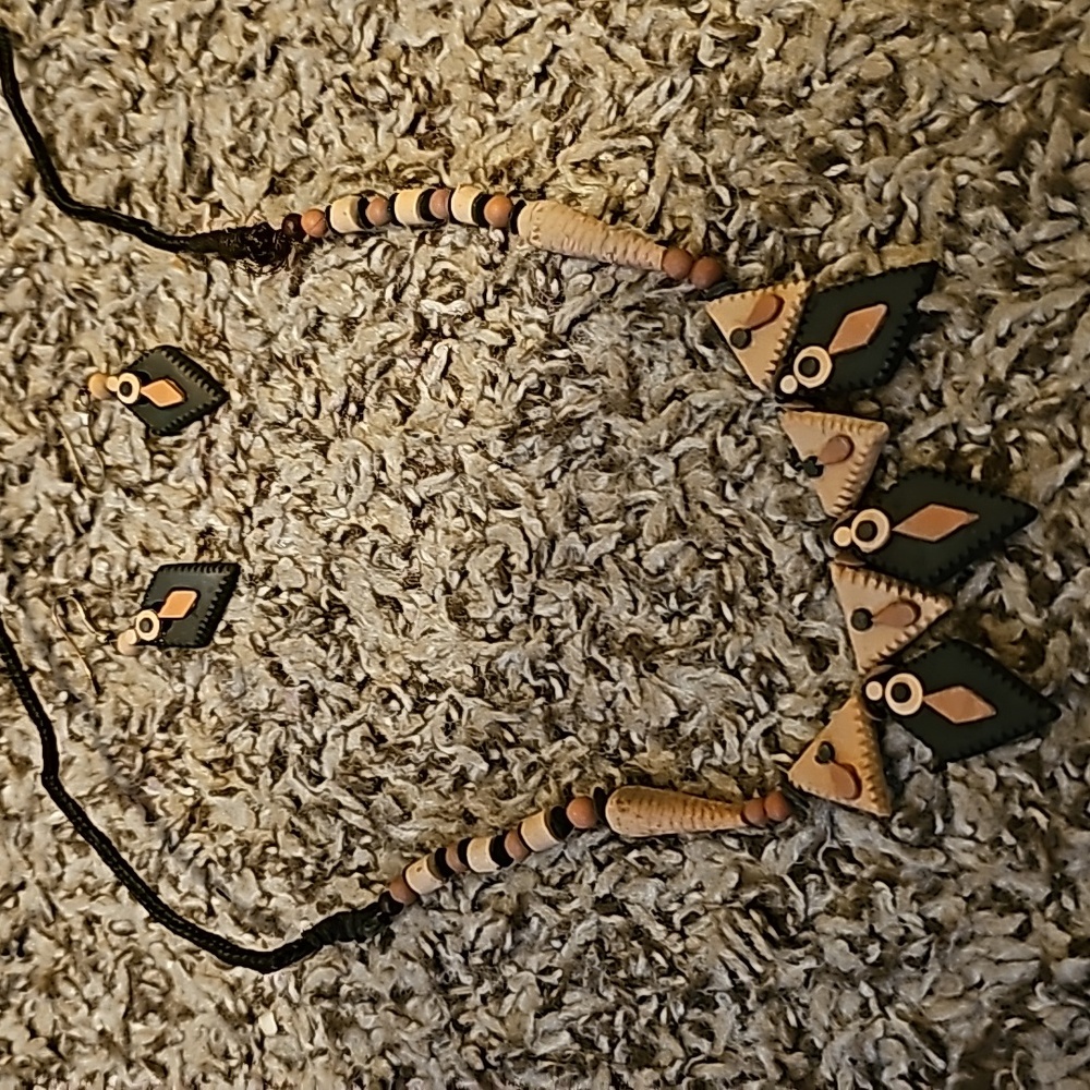 Clay jewlery set